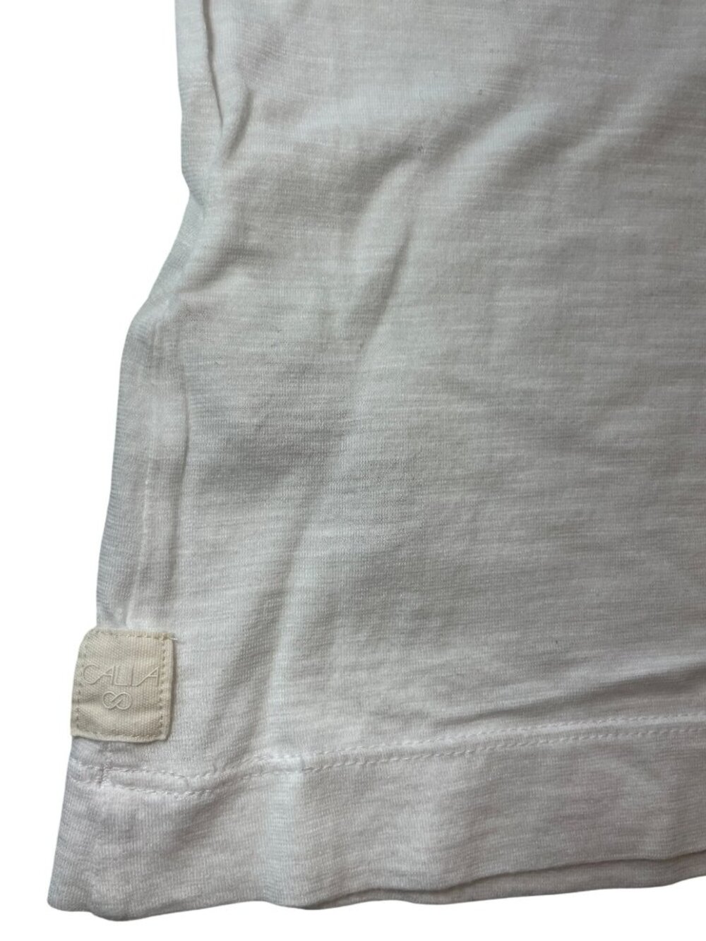 Calia Everyday Slub Muscle Tee White Odor Control Breathable Women's Size XS NWT - Picture 4 of 5